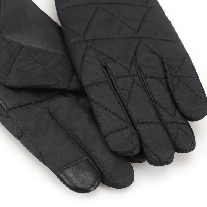 Isotoner® Mens Water Repellent Glove Black Extra Image 3